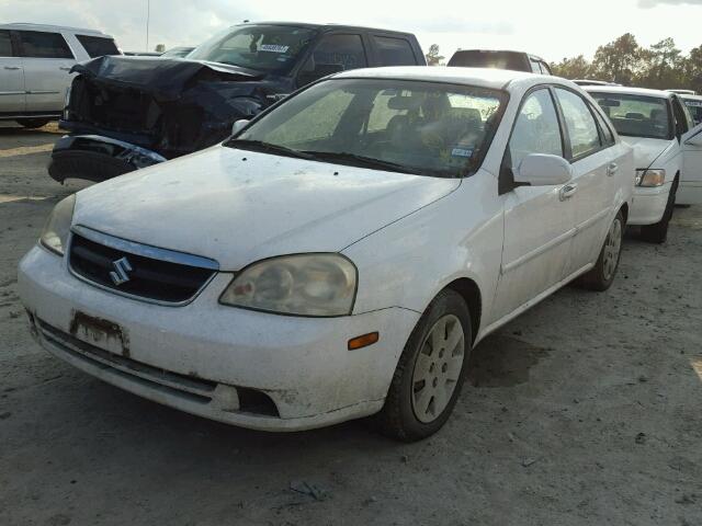 KL5JD56Z97K555187 - 2007 SUZUKI FORENZA WHITE photo 2