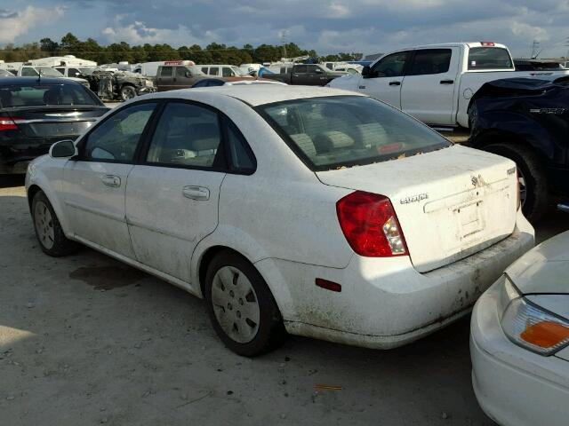 KL5JD56Z97K555187 - 2007 SUZUKI FORENZA WHITE photo 3