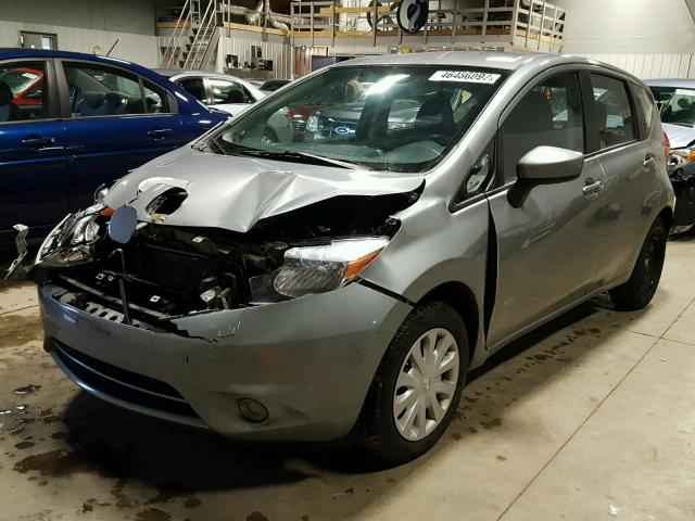 3N1CE2CP6FL380026 - 2015 NISSAN VERSA NOTE SILVER photo 2