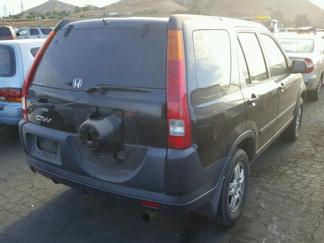 JHLRD78882C083082 - 2002 HONDA CR-V EX BLACK photo 4