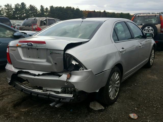 3FADP0L33CR210122 - 2012 FORD FUSION HYB SILVER photo 4