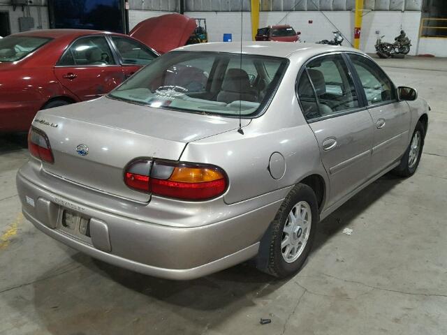 1G1NE52M9WY145836 - 1998 CHEVROLET MALIBU LS თაფლისფერი ფოტო 4