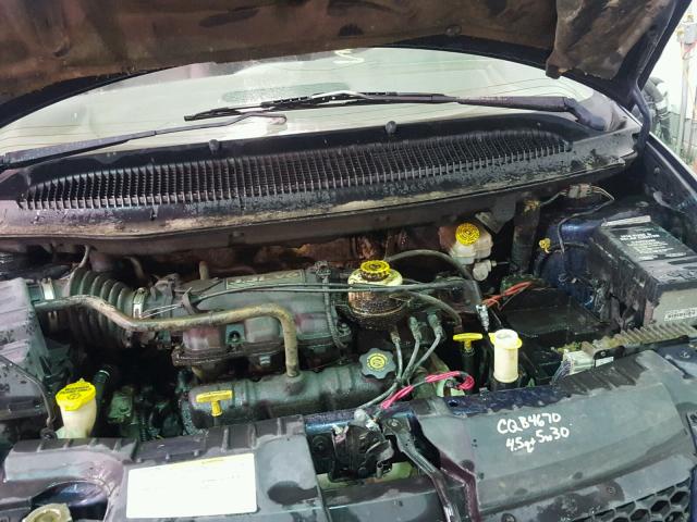 2B4GP44R92R640434 - 2002 DODGE GRAND CARA BLUE photo 7