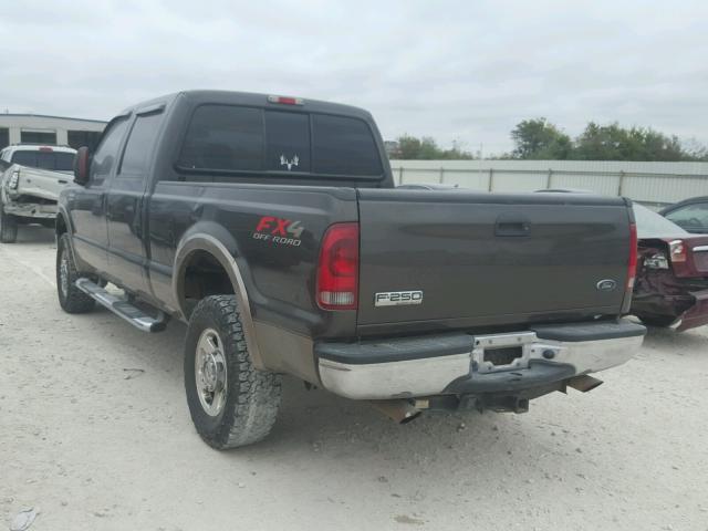 1FTSW21586EA44675 - 2006 FORD F250 BLACK photo 3