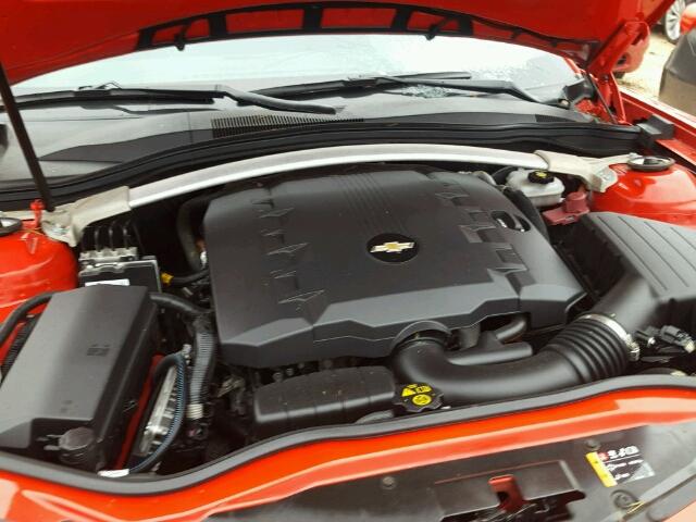 2G1FD3D3XF9113448 - 2015 CHEVROLET CAMARO LT RED photo 7