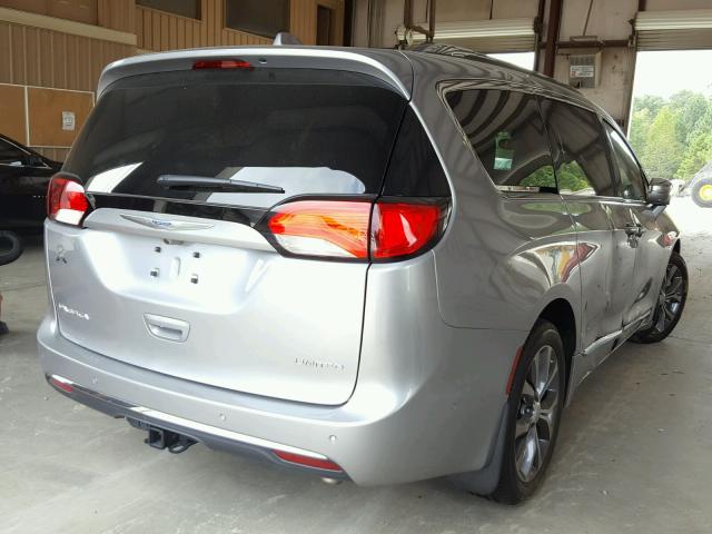 2C4RC1GG8JR172033 - 2018 CHRYSLER PACIFICA L ვერცხლისფერი ფოტო 4