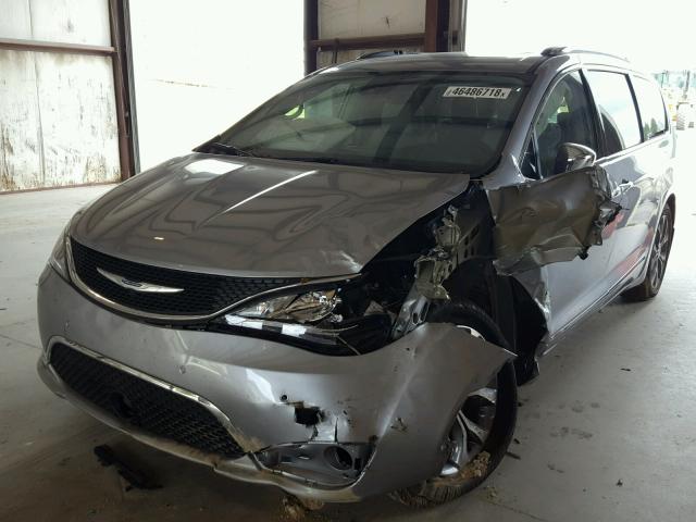 2C4RC1GG8JR172033 - 2018 CHRYSLER PACIFICA L ვერცხლისფერი ფოტო 9