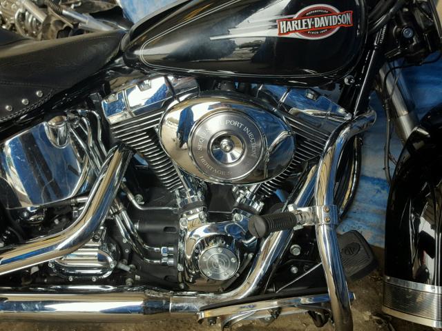 1HD1BWB146Y052991 - 2006 HARLEY-DAVIDSON FLSTCI BLACK photo 7