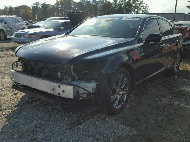 JTHBL46F175029652 - 2007 LEXUS LS 460 BLACK photo 2