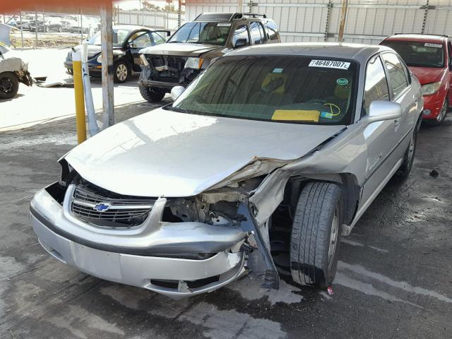 2G1WH55K4Y9105032 - 2000 CHEVROLET IMPALA LS SILVER photo 2