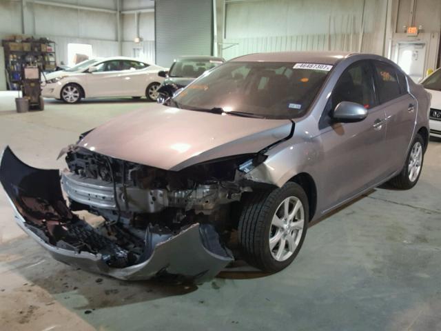 JM1BL1VF7B1402579 - 2011 MAZDA 3 I GRAY photo 2