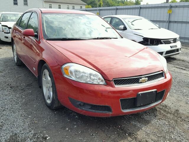 2G1WD58C479322935 - 2007 CHEVROLET IMPALA SUP RED photo 1