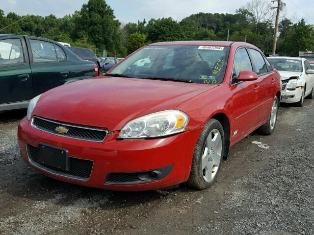 2G1WD58C479322935 - 2007 CHEVROLET IMPALA SUP RED photo 2
