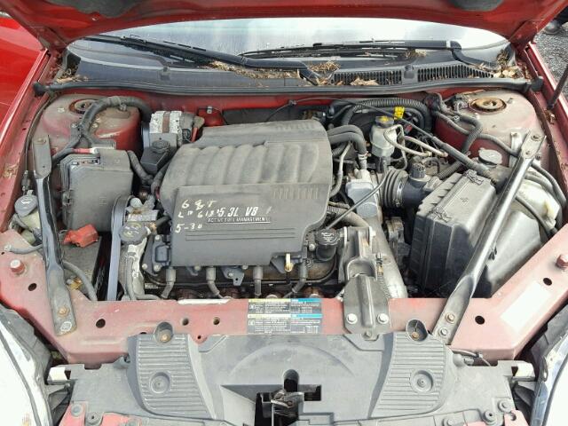 2G1WD58C479322935 - 2007 CHEVROLET IMPALA SUP 红色 照片 7