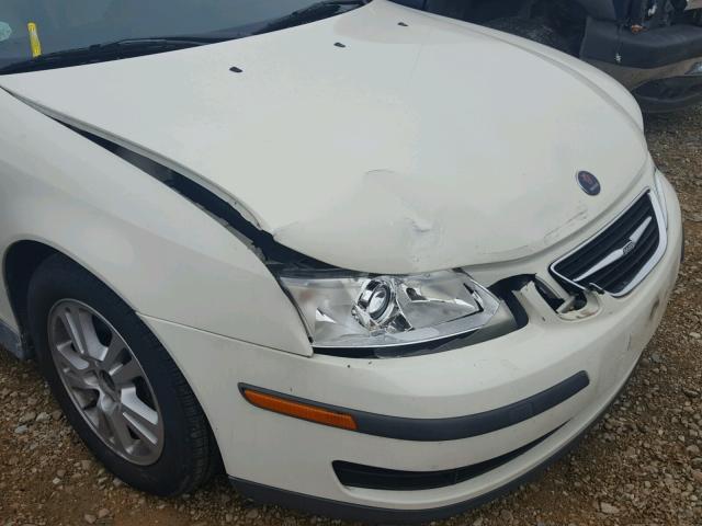 YS3FB49S851020734 - 2005 SAAB 9-3 CREAM photo 9