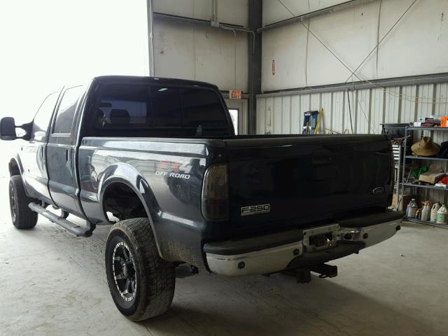 1FTSW21P77EA15509 - 2007 FORD F250 BLACK photo 3