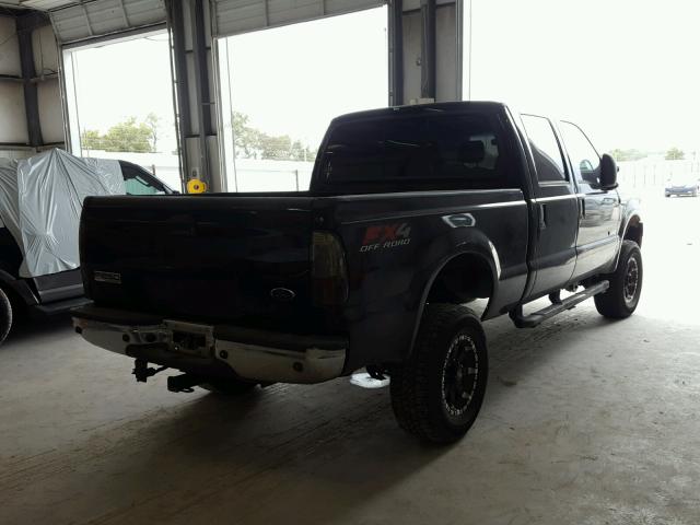 1FTSW21P77EA15509 - 2007 FORD F250 BLACK photo 4