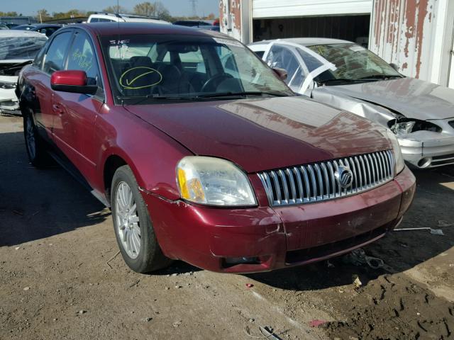 1MEFM42105G619089 - 2005 MERCURY MONTEGO BURGUNDY photo 1