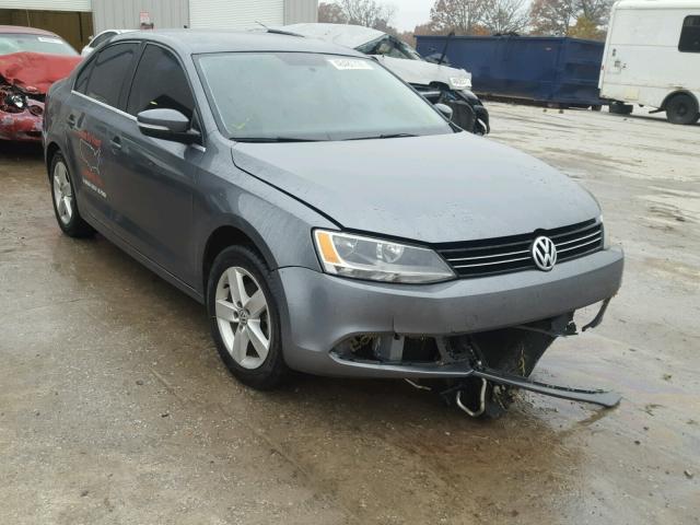 3VWLL7AJ2DM370029 - 2013 VOLKSWAGEN JETTA TDI GRAY photo 1