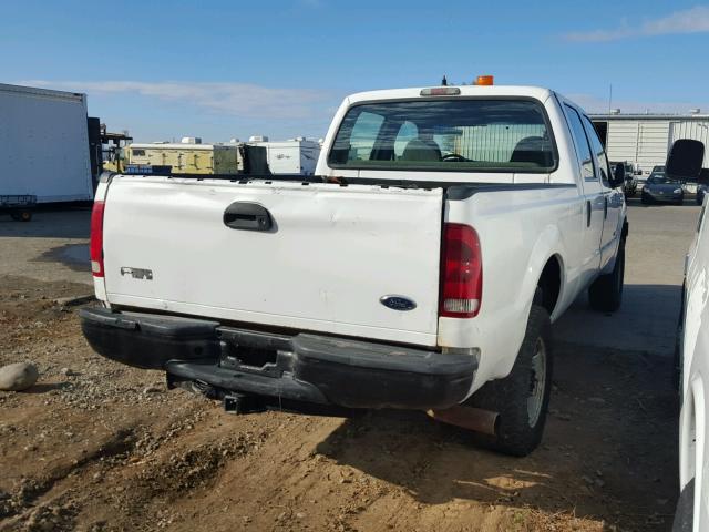 1FTSW21P86ED10777 - 2006 FORD F250 WHITE photo 4