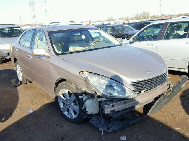 JTHBA30G755125350 - 2005 LEXUS ES 330 GOLD photo 1