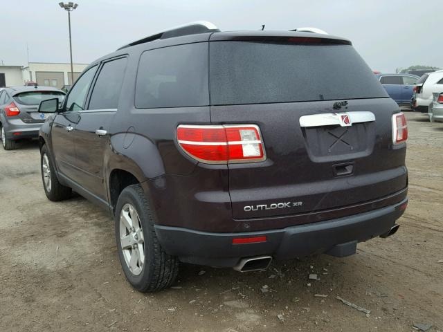 5GZER23738J111114 - 2008 SATURN OUTLOOK XR იასამნისფერი ფოტო 3