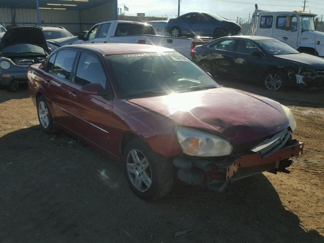 1G1ZT53F06F140575 - 2006 CHEVROLET MALIBU LT BURGUNDY photo 1