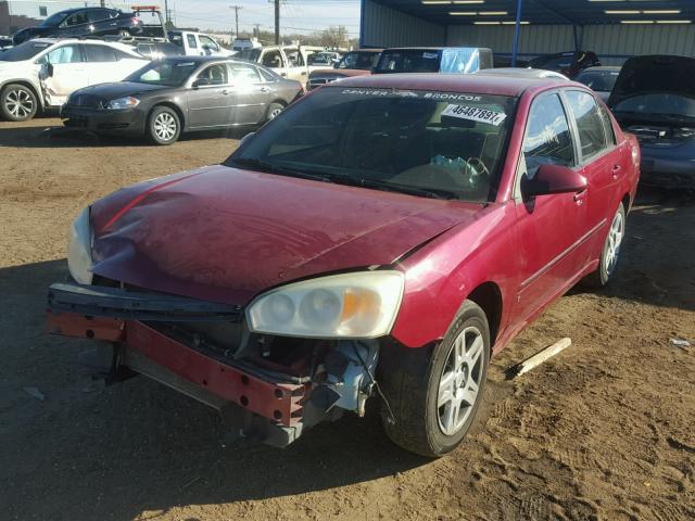 1G1ZT53F06F140575 - 2006 CHEVROLET MALIBU LT BURGUNDY photo 2