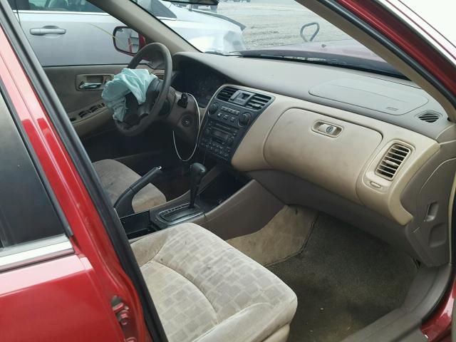 1HGCG56651A012613 - 2001 HONDA ACCORD EX MAROON photo 5