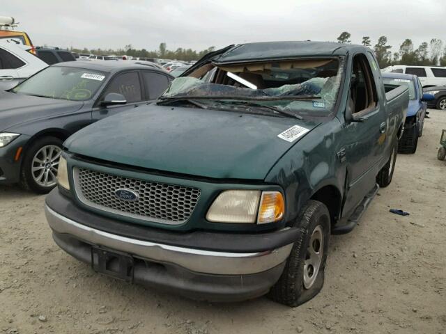 1FTRX17W3XKB35832 - 1999 FORD F150 GREEN photo 2