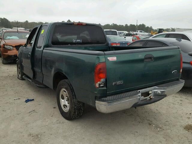 1FTRX17W3XKB35832 - 1999 FORD F150 GREEN photo 3