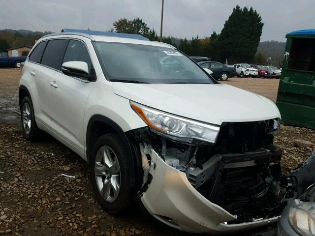 5TDYKRFH5GS156556 - 2016 TOYOTA HIGHLANDER WHITE photo 1