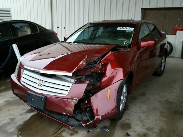 1G6DP577070105373 - 2007 CADILLAC CTS HI FEA BURGUNDY photo 2