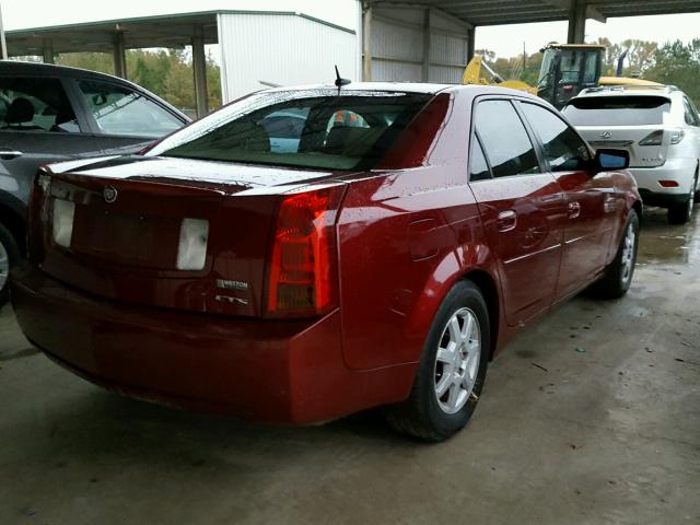 1G6DP577070105373 - 2007 CADILLAC CTS HI FEA BURGUNDY photo 4