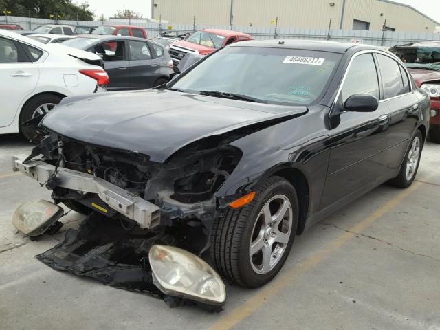 JNKCV51E43M315367 - 2003 INFINITI G35 BLACK photo 2