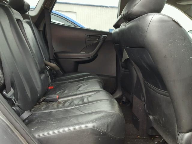 JN8AZ08W35W404261 - 2005 NISSAN MURANO SL GRAY photo 6