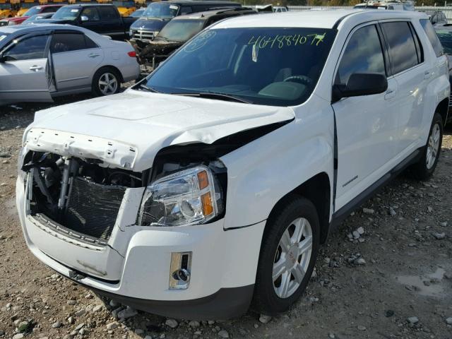 2GKALNEK1F6291759 - 2015 GMC TERRAIN SL WHITE photo 2