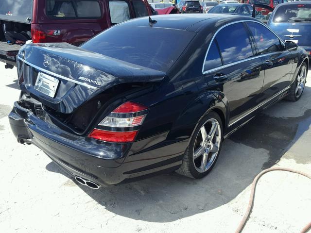 WDDNG79X37A108553 - 2007 MERCEDES-BENZ S 65 AMG BLACK photo 4