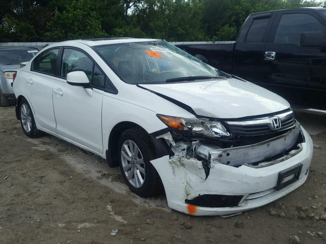 2HGFB2F94CH513890 - 2012 HONDA CIVIC EXL 白色 照片 1