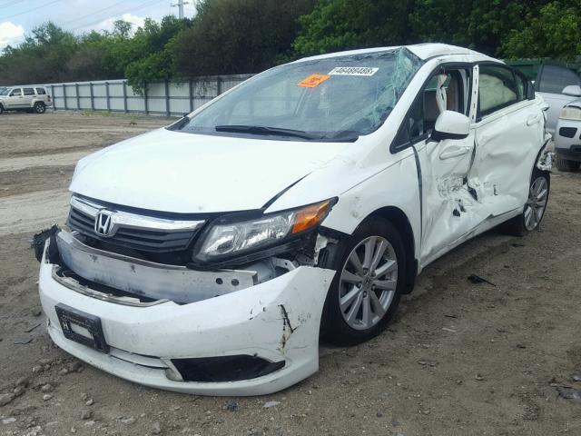 2HGFB2F94CH513890 - 2012 HONDA CIVIC EXL 白色 照片 2