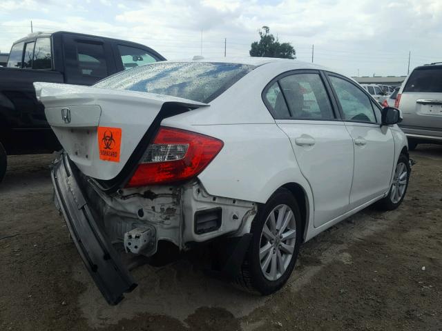 2HGFB2F94CH513890 - 2012 HONDA CIVIC EXL 白色 照片 4