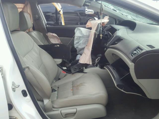 2HGFB2F94CH513890 - 2012 HONDA CIVIC EXL 白色 照片 5