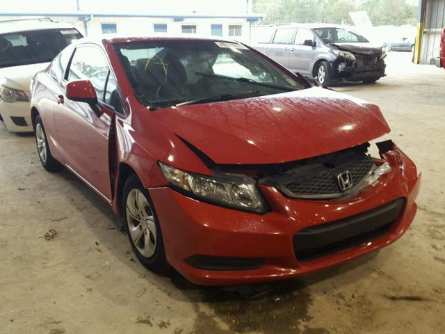 2HGFG3B56DH522456 - 2013 HONDA CIVIC LX RED photo 1