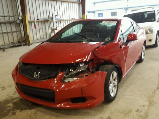 2HGFG3B56DH522456 - 2013 HONDA CIVIC LX RED photo 2