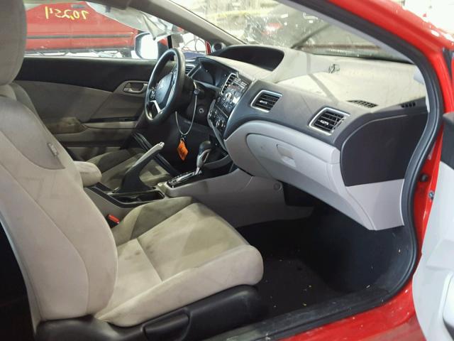 2HGFG3B56DH522456 - 2013 HONDA CIVIC LX RED photo 5