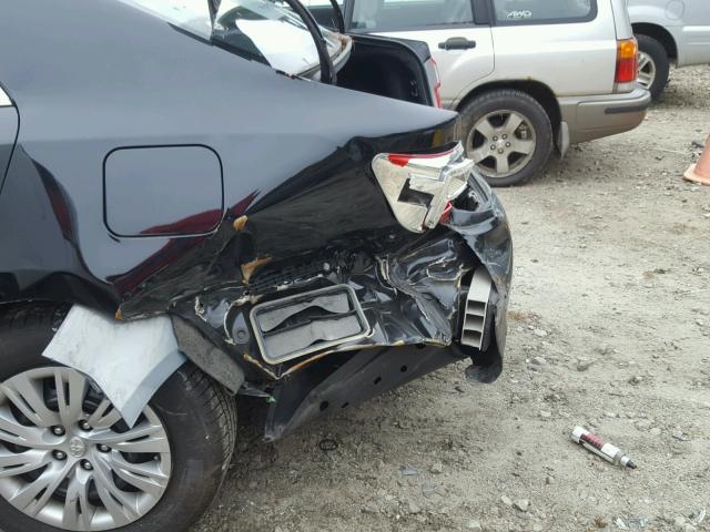 4T4BF1FK6CR235569 - 2012 TOYOTA CAMRY BASE BLACK photo 9