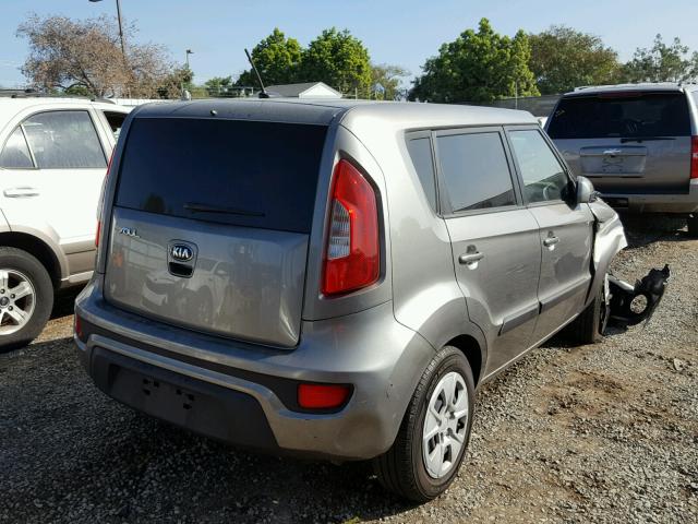 KNDJT2A56D7623444 - 2013 KIA SOUL CHARCOAL photo 4