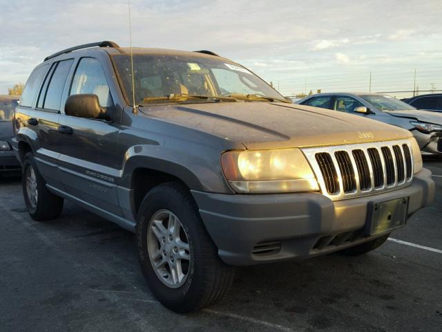 1J4GX48S32C249458 - 2002 JEEP GRAND CHER GRAY photo 1