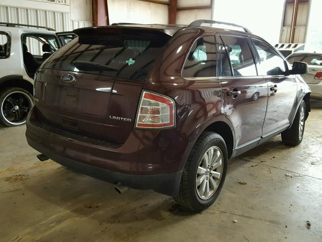 2FMDK39C59BA98167 - 2009 FORD EDGE LIMIT BURGUNDY photo 4