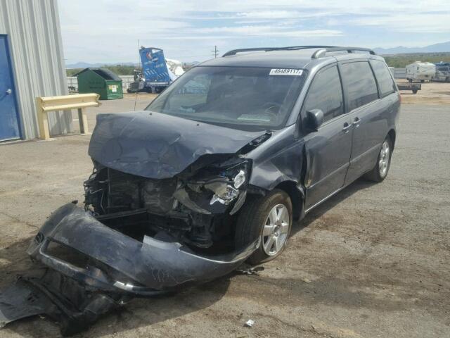 5TDZK23C97S075757 - 2007 TOYOTA SIENNA CE CHARCOAL photo 2